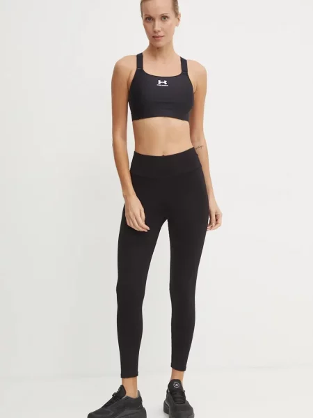 Tréningová podprsenka Under Armour HeatGear Armour High black/white čierna