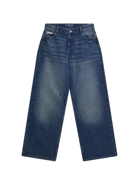 Blugi Juicy Couture cu broderie albastru