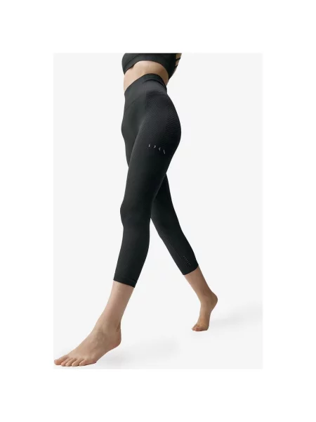 Born Living Yoga Apalala długie legginsy dla kobiet L czarne