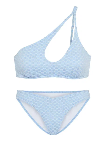 LSCN by LASCANA Costum de baie două piese albastru deschis alb