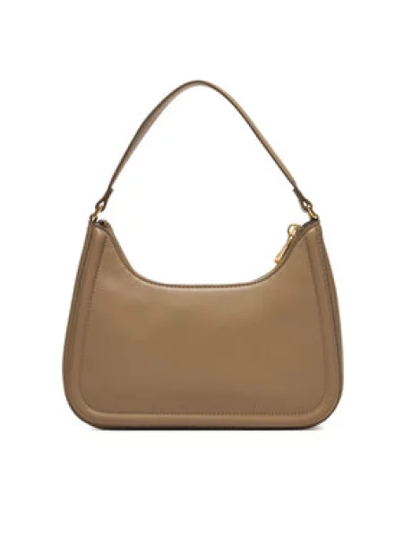 Ročna torba Calvin Klein Bold Ck Small Shoulder Bag Bež kaki