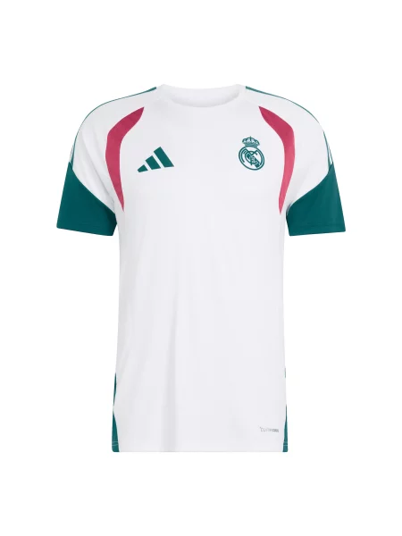 ADIDAS PERFORMANCE Tricou funcțional REAL EU TR cyan / roz zmeură alb