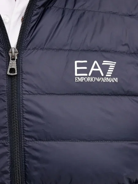 Prošívaná vesta Ea7 Emporio Armani modrá