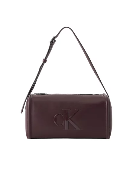Calvin Klein Kabelka na rameno BOLD burgundská hnedá