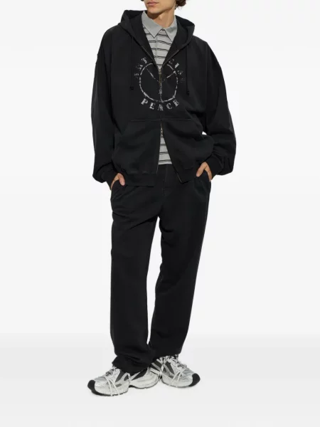 Hoodie Vetements με σχέδιο μαύρο