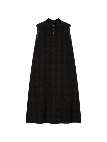 Croșetat rochie Tomboy de costum negru