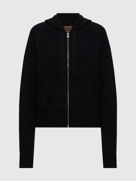 Спортивна куртка з вовною Woolrich чорна