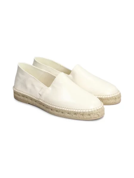 Espadryle Ami Paris skórzane beżowe