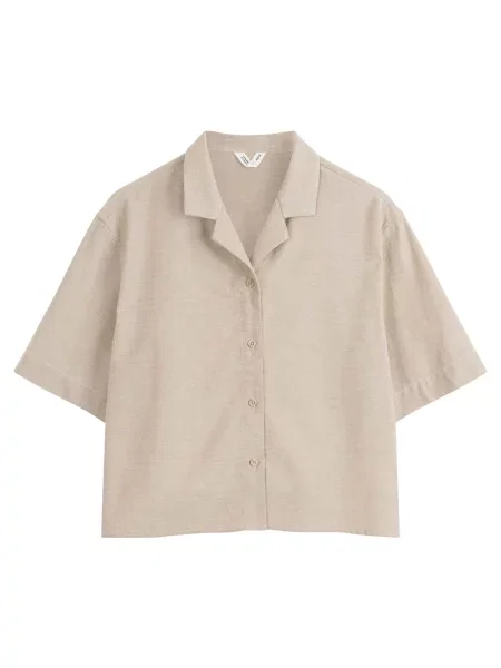 MELA Bluză Tavleen deschis maro