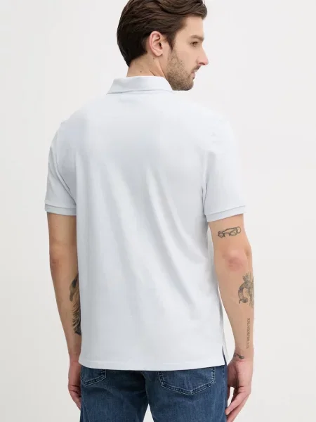 Calvin Klein Jeans Polo Błękitny niebieska