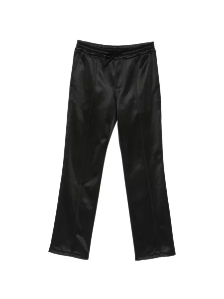 Pantaloni Valentino Garavani alergare cu cordon negru
