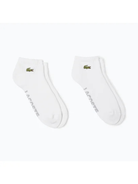 Șosete pentru bărbați Lacoste 2 pary white/white alb