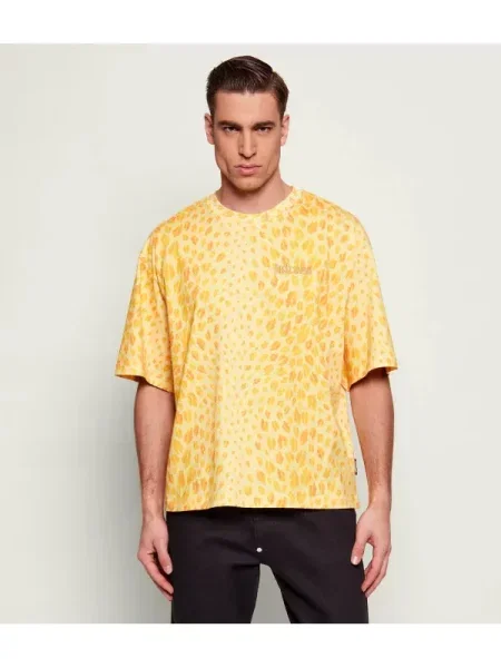 Just Cavalli Tricou | Relaxed fit galben