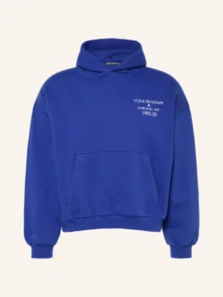 Cole Buxton Bluza Z Kapturem Athletic Inc blau biała