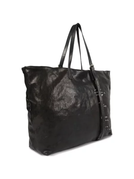 Geantă Ann Demeulemeester din piele negru