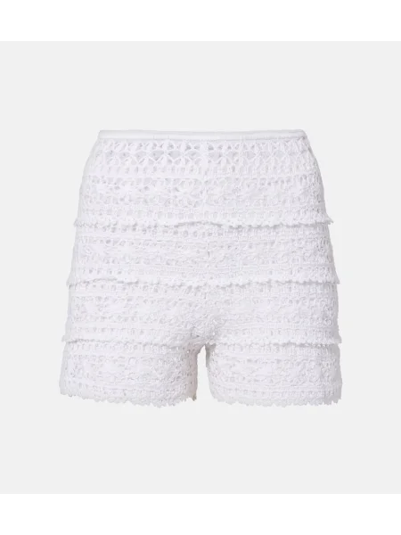 Szorty Anna Kosturova białe