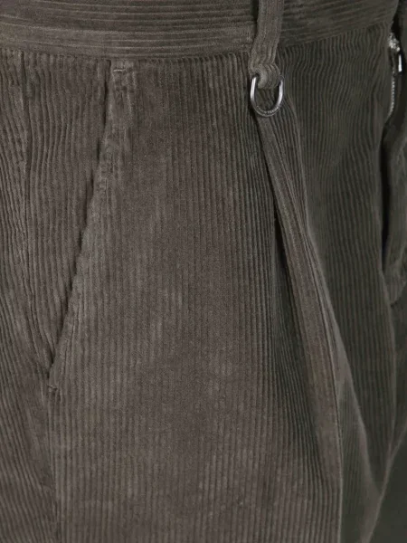 Pantaloni Paolo Pecora de catifea cord gri