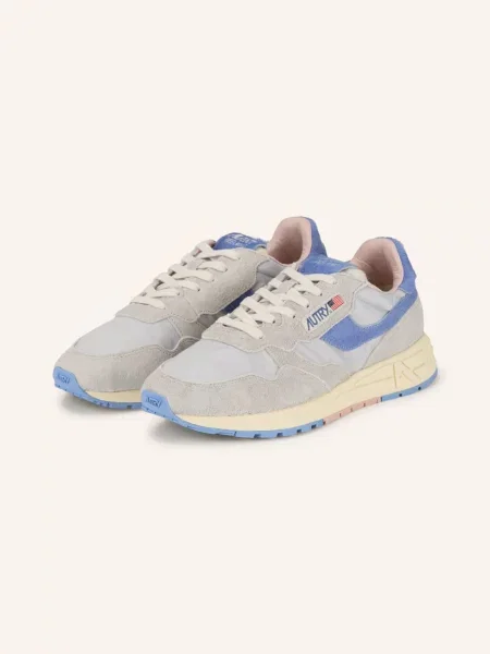 Autry Sneakersy Reelwind Low Up grau różowe