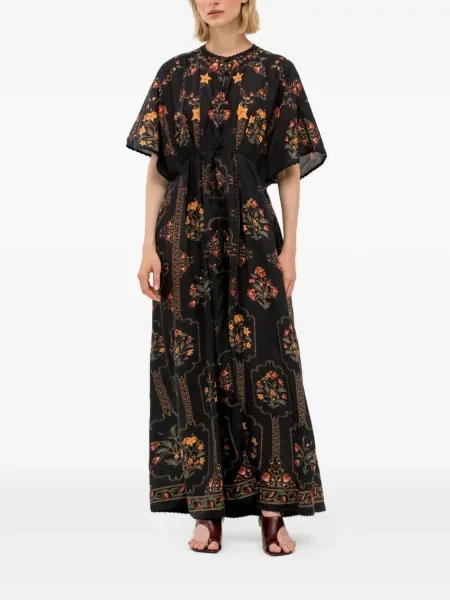Rochie maxi Agua By Agua Bendita negru