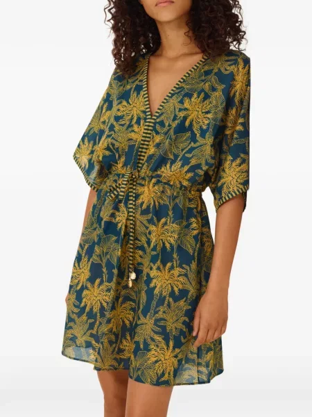 Mała mały sukienka mini Eres garniturowa niebieska