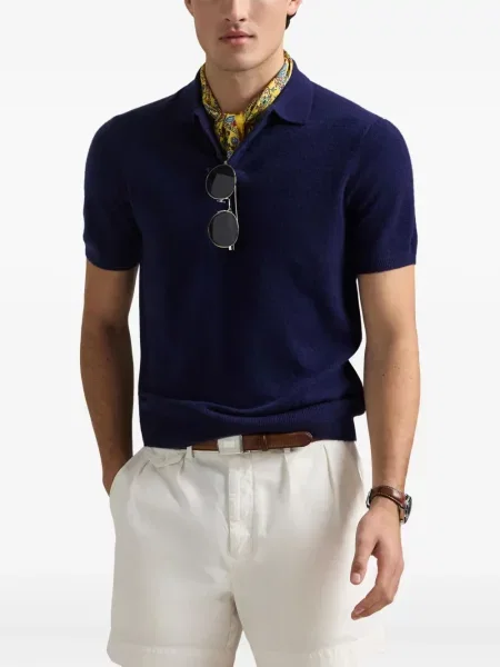 Ленена костюм шапка Polo Ralph Lauren бродирана бяло