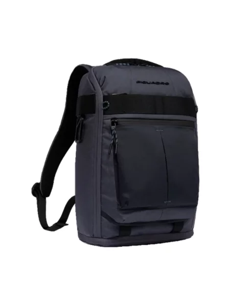Torba crossbody Piquadro skórzana niebieska