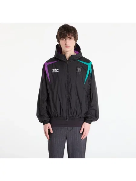 Jachetă Umbro by SlamJam Jester Masked Track Jacket Black S negru