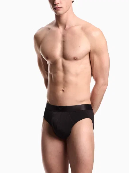 Трусы Emporio Armani из модала коричневые