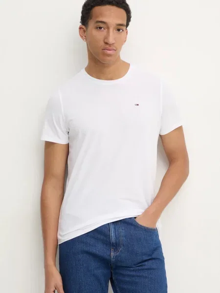 Tommy Jeans tričko bílé
