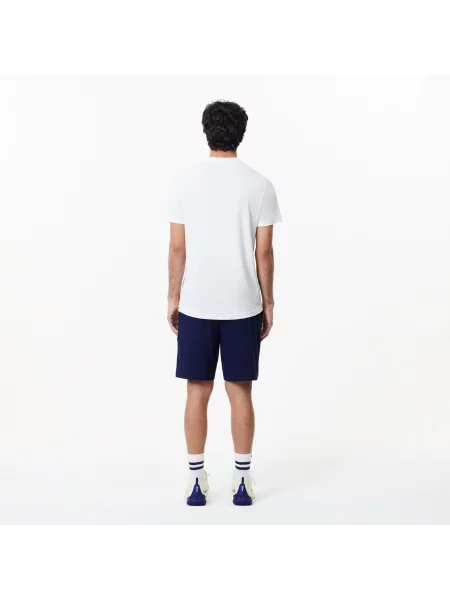 Lacoste Szorty Sportowe Ultra Dry I Regular Fit granatowy