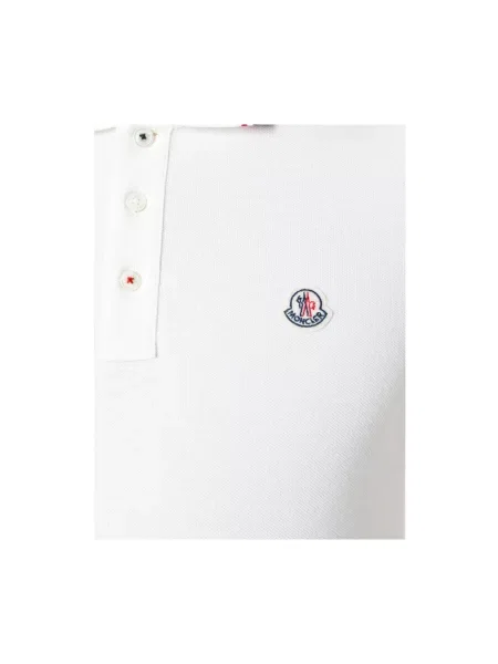 Koszulka polo Moncler biała