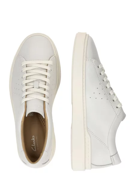 Sneakerși Clarks alb
