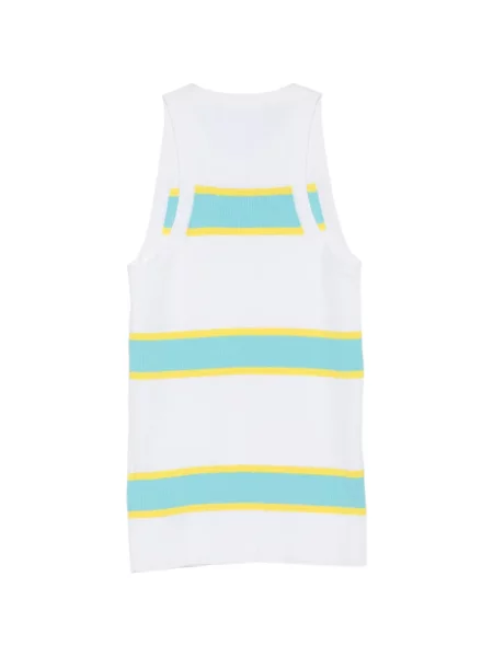 Top Love Moschino cu autograf alb