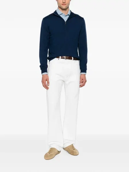 Lung tricou polo Sergio Moretti Firenze albastru