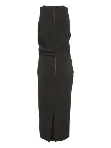 Плетена костюм миди рокля Dion Lee до коляното черно