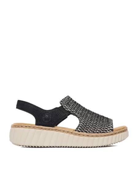 Rieker Sandale negru