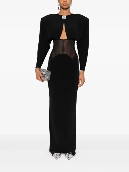 Rochie maxi Nissa de costum negru