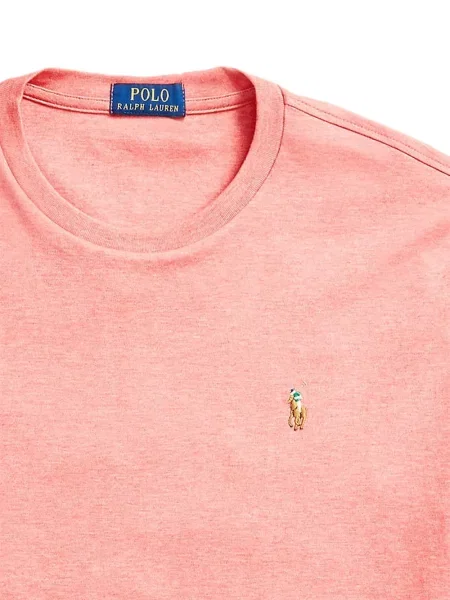 Siuvinėtas marškinėliai Polo Ralph Lauren raudona