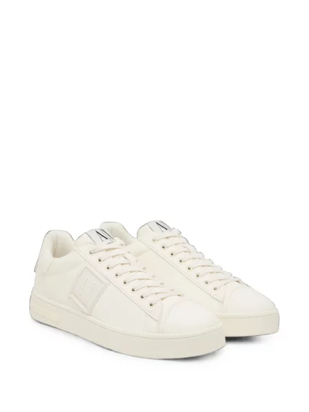 Fűzős csipkés sneaker Armani Exchange autogrammal