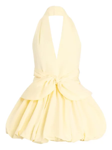 Odgovarati mini haljina Patou žuta