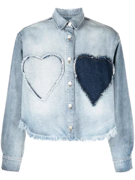 Koszula Natasha Zinko w serca niebieska