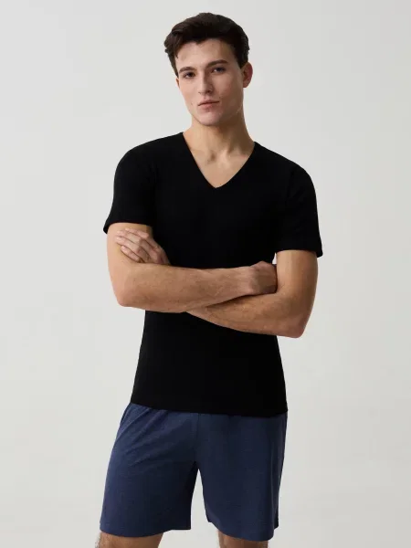 OVS Набір футболок чорний