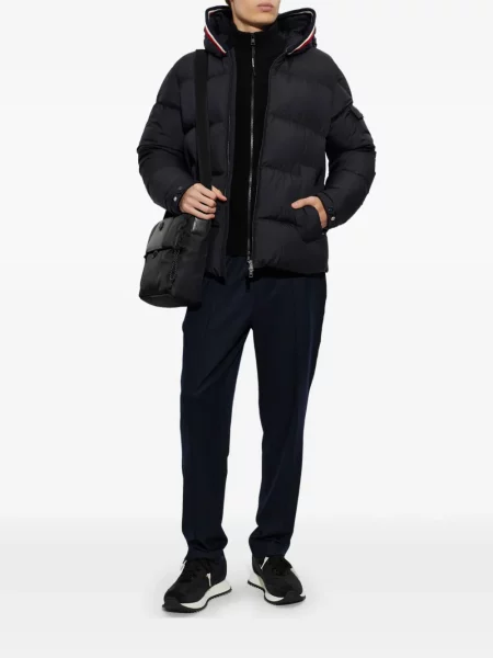 Cardigan Moncler cu autograf negru