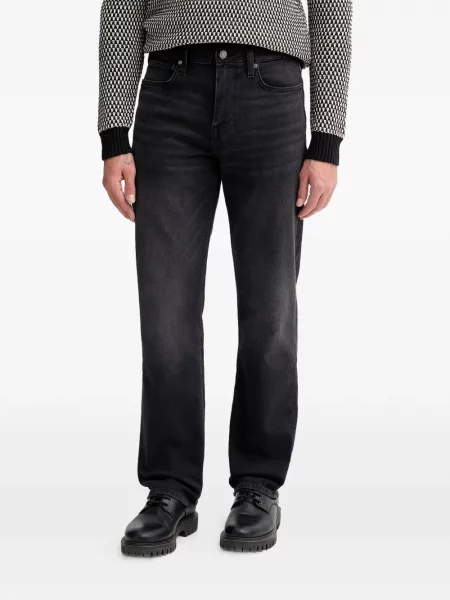 Blugi Guess cu autograf negru