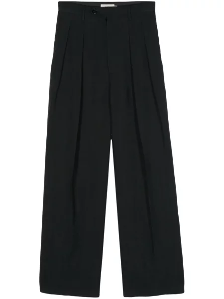 Pantaloni Barena plisate albastru