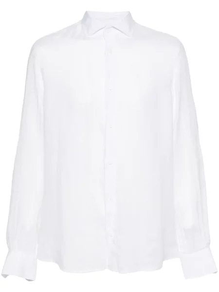Cămașă Peserico de in lungă alb