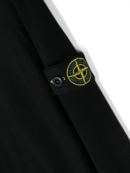 Sweter dziecięcy Stone Island czarny