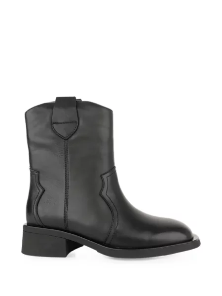 Botine Linda Baumann din piele negru