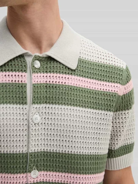 Koszula casual z mieszanki bawełny krój regular fit Marc O'polo