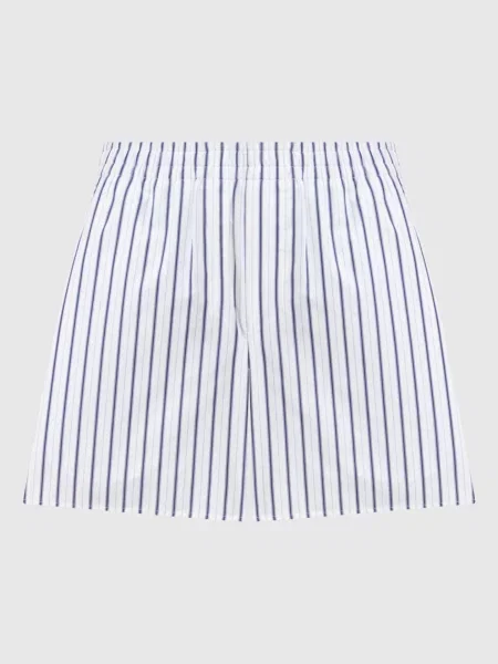 Шорты Ami Paris в полоску белые